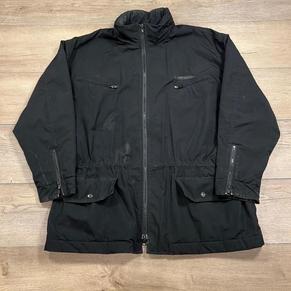 Ralph Lauren Field Jacket Mens Large Black Thinsulate Water Resistant Utility